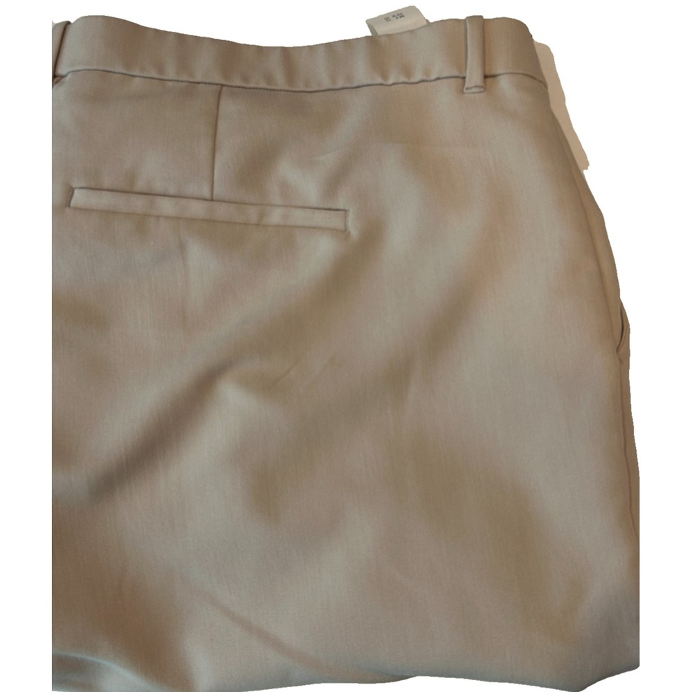Abercrombie & Fitch Men's Relaxed Straight Cream Dress Pants 48x32 NEW with Tags